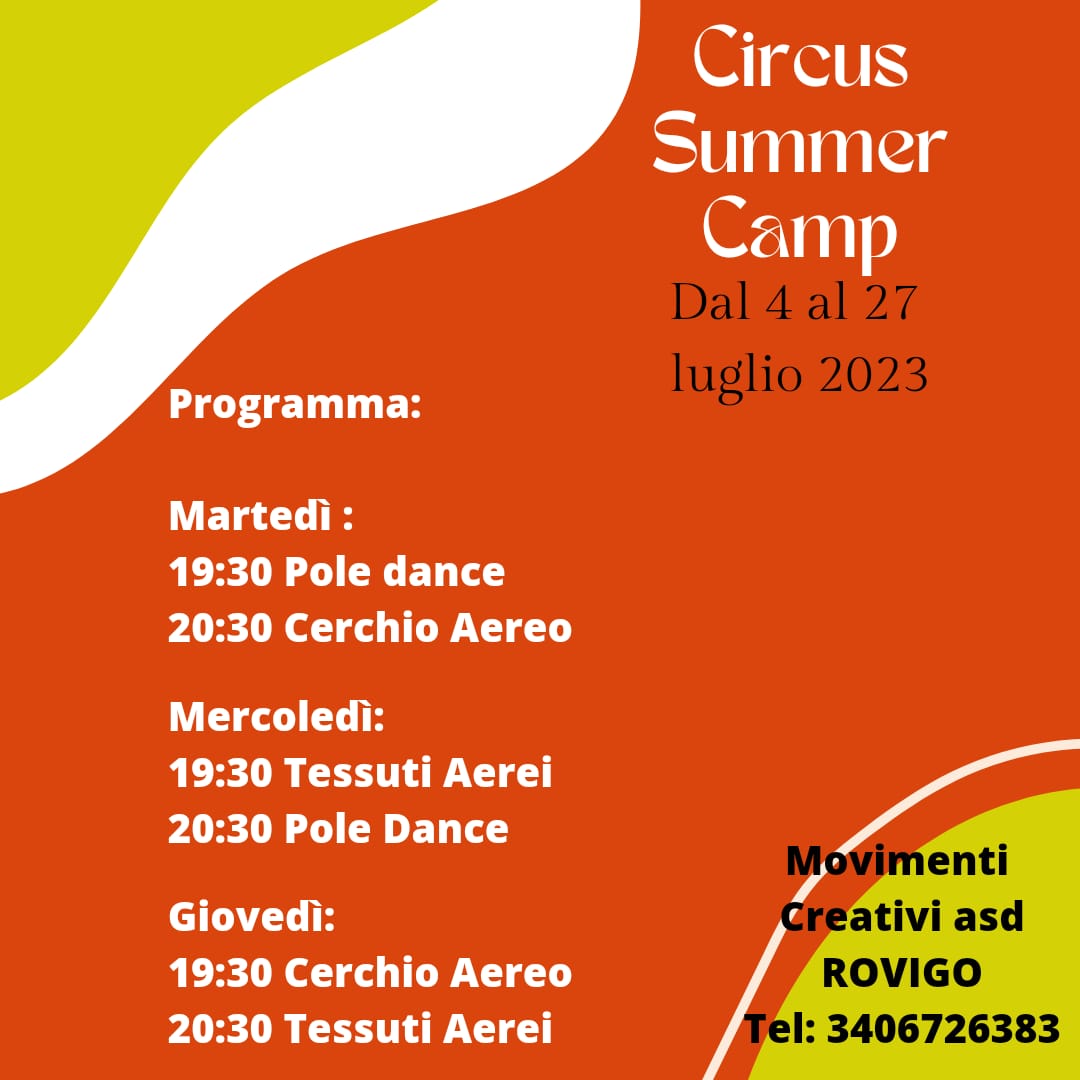 Circus Summer Camp 2023