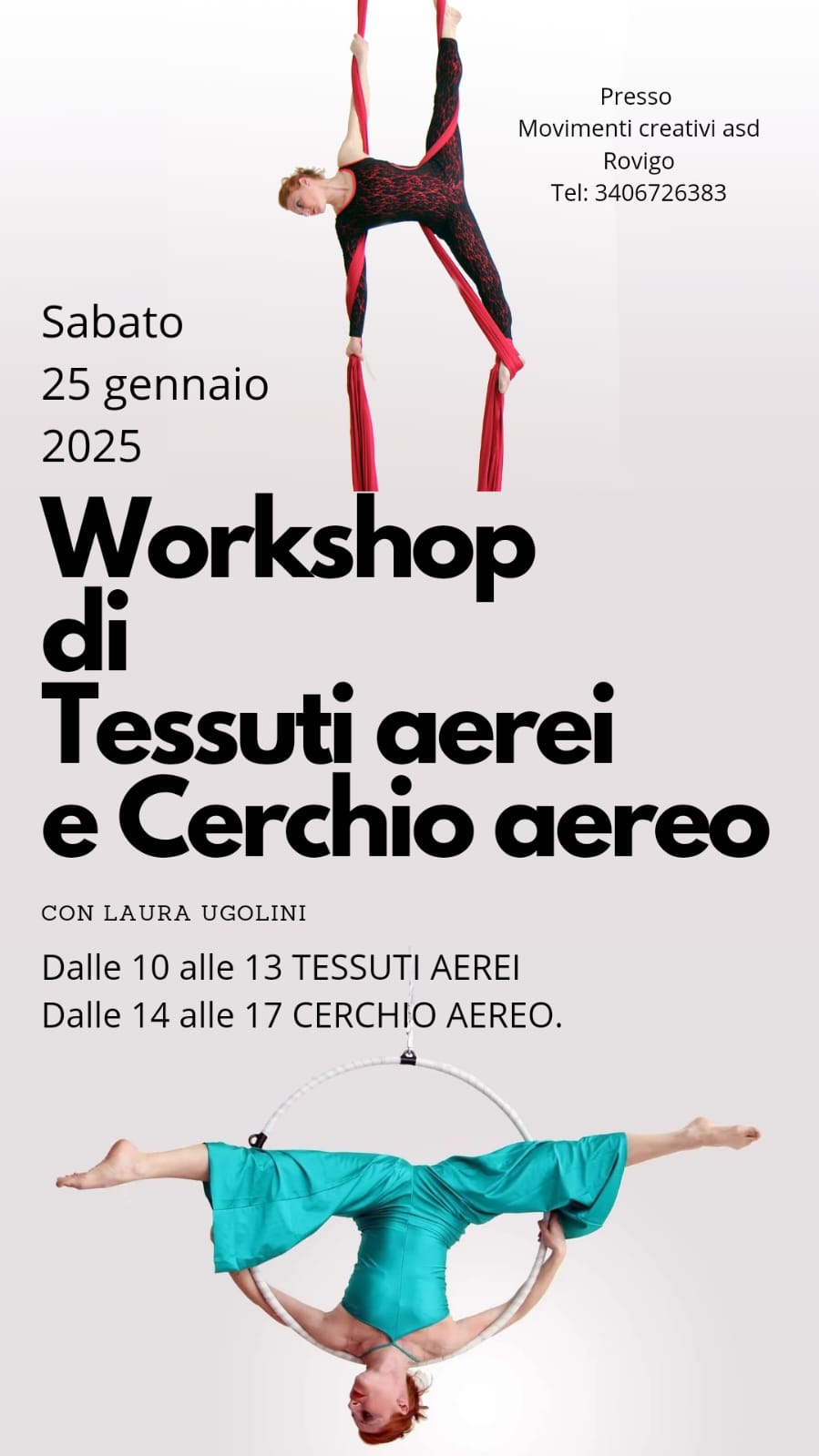 Workshop Tessuti e Cerchio aereo
